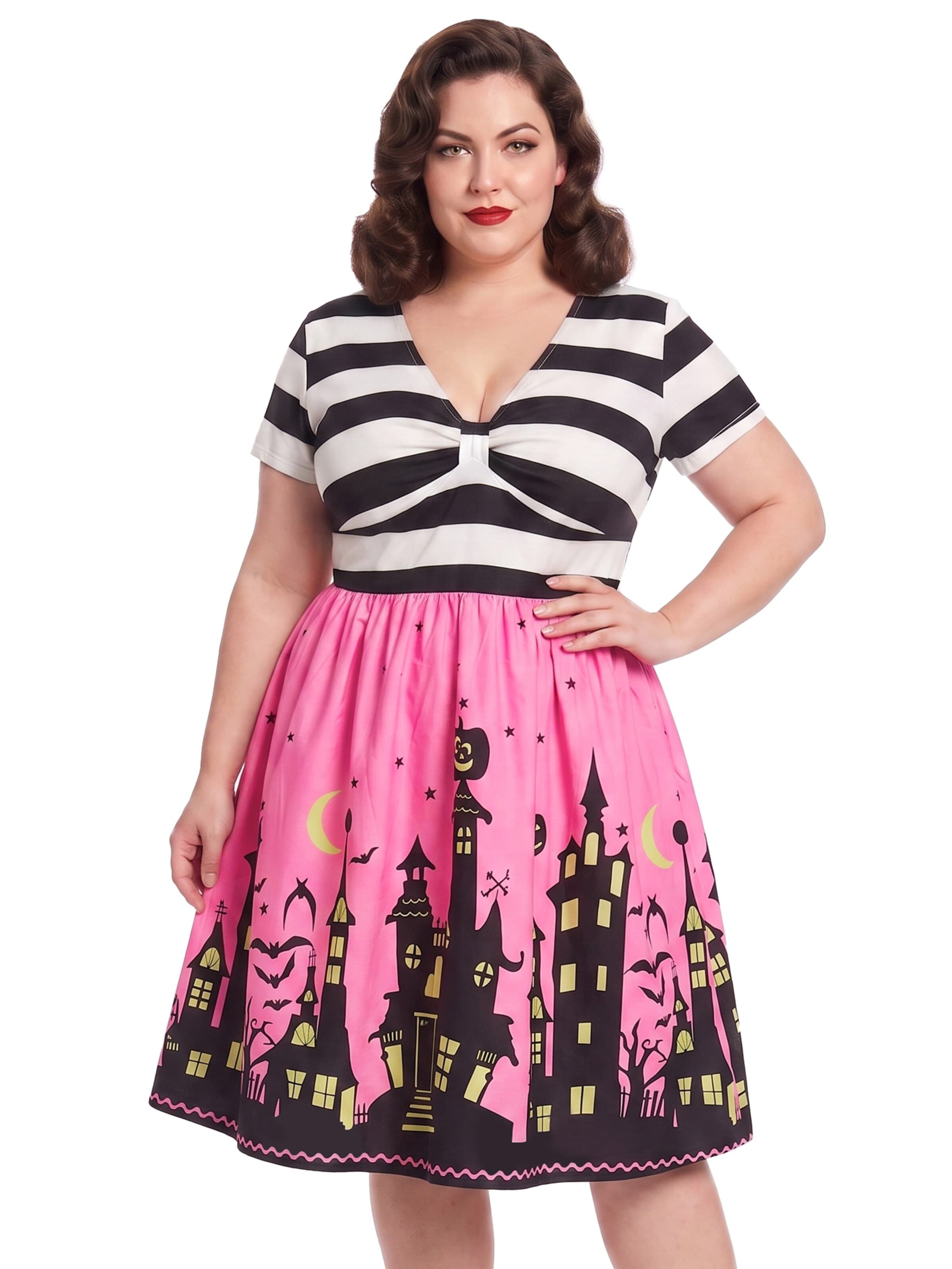 MEETWEE Oversized jurk in Roze