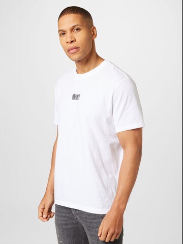 AllSaints - Camisa 'REFRACT' em branco: frente
