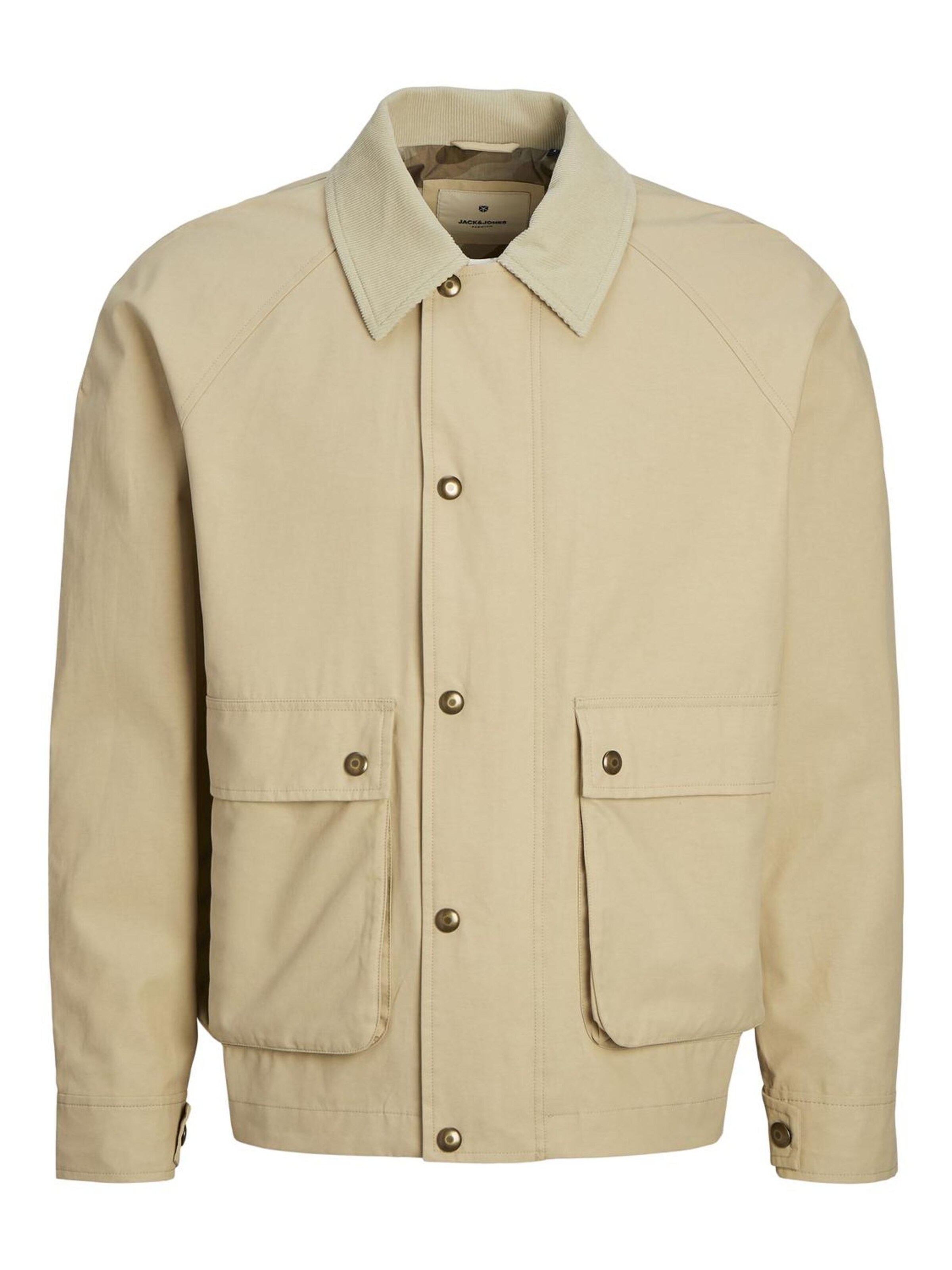 Veste mi-saison JACK & JONES en beige : devant