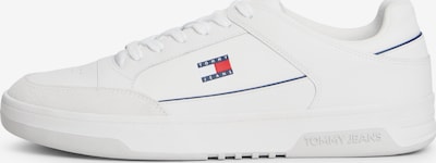 Tommy Jeans Matalavartiset tennarit 'Mixed Texture Basketball' koossa 40 värissä laivastonsininen / punainen / valkoinen, Tuotenäkymä