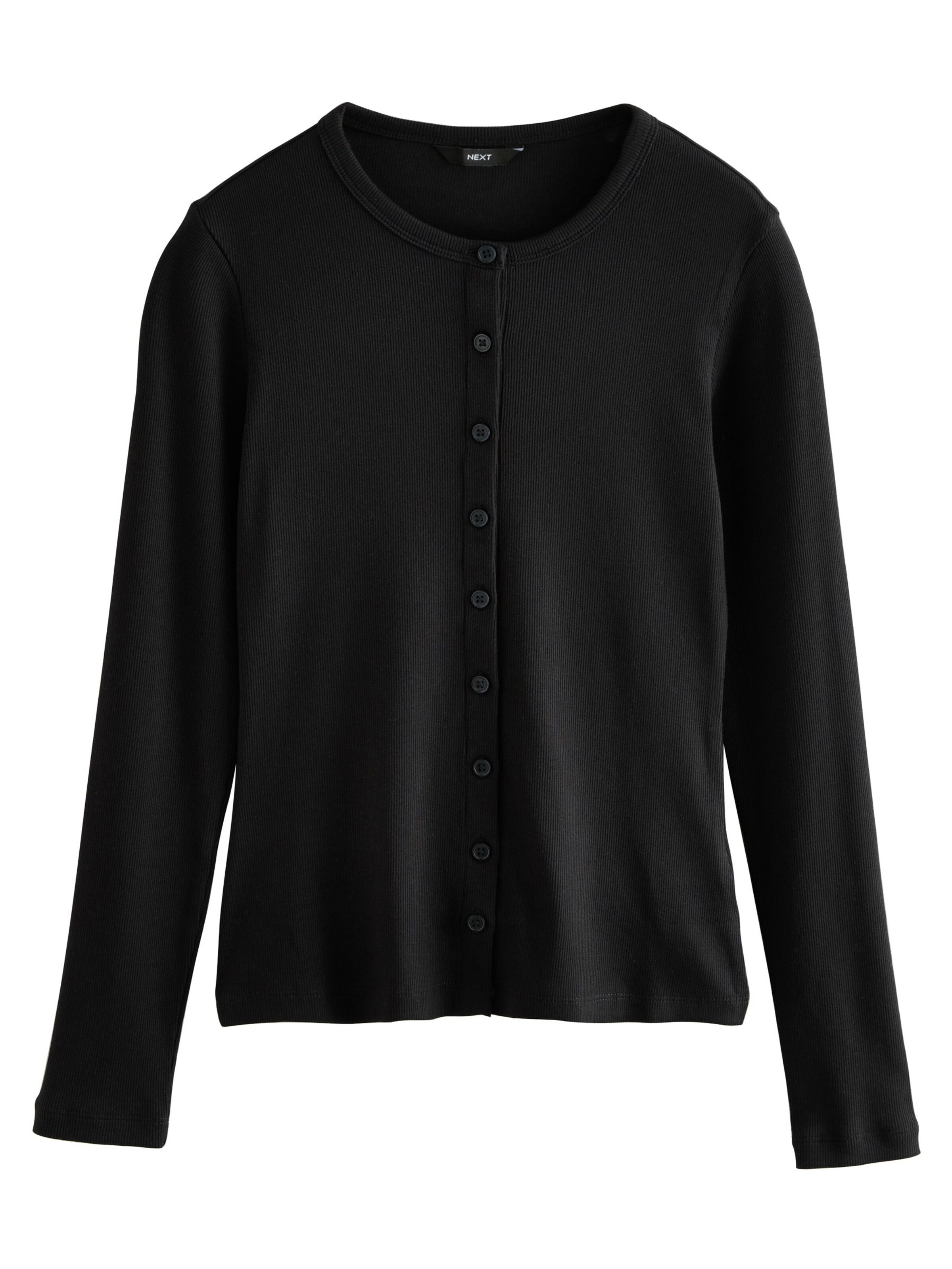 Next Kardigan – černá: přední strana