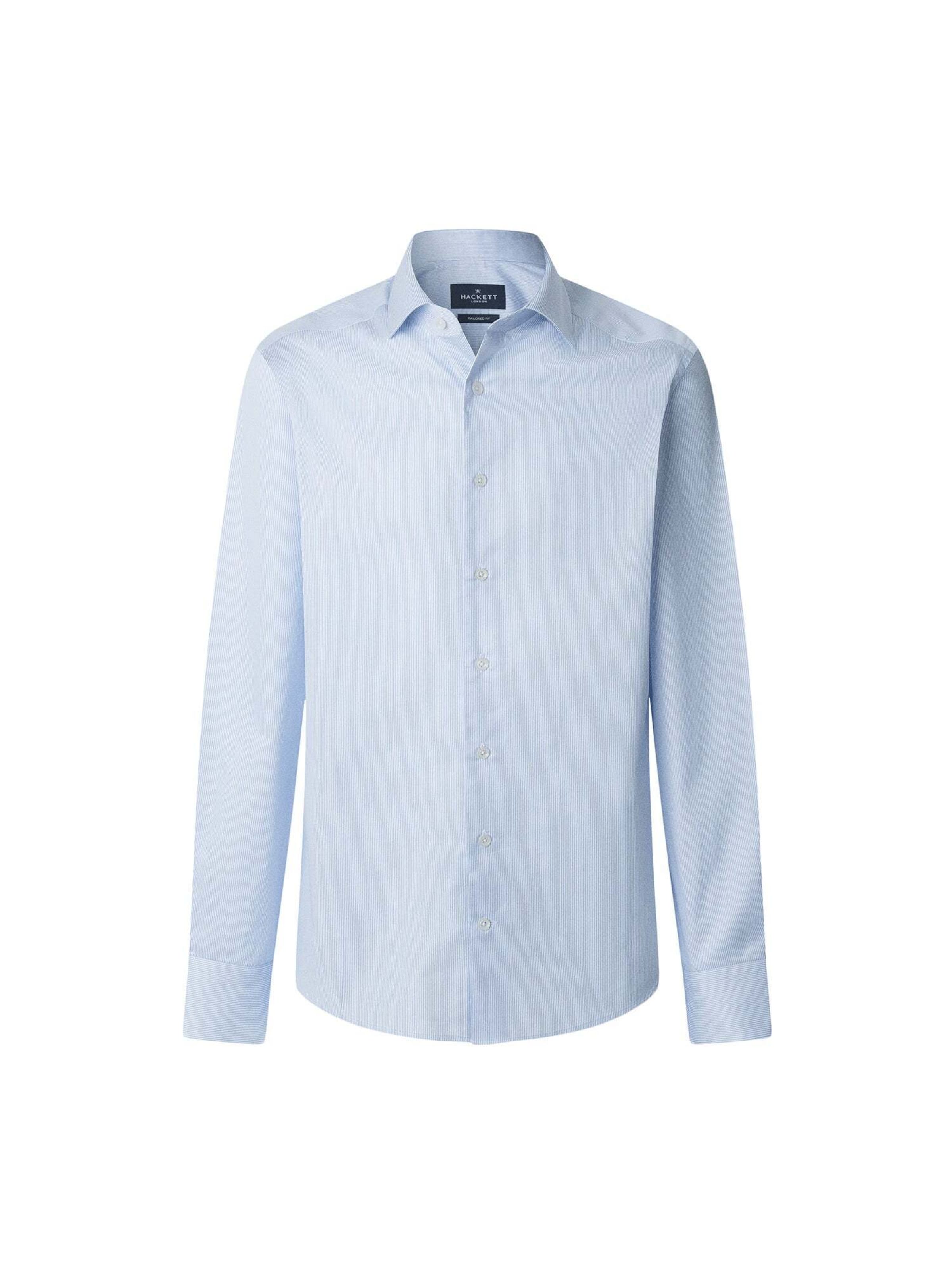 Hackett London Comfort fit Overhemd in Blauw: voorkant