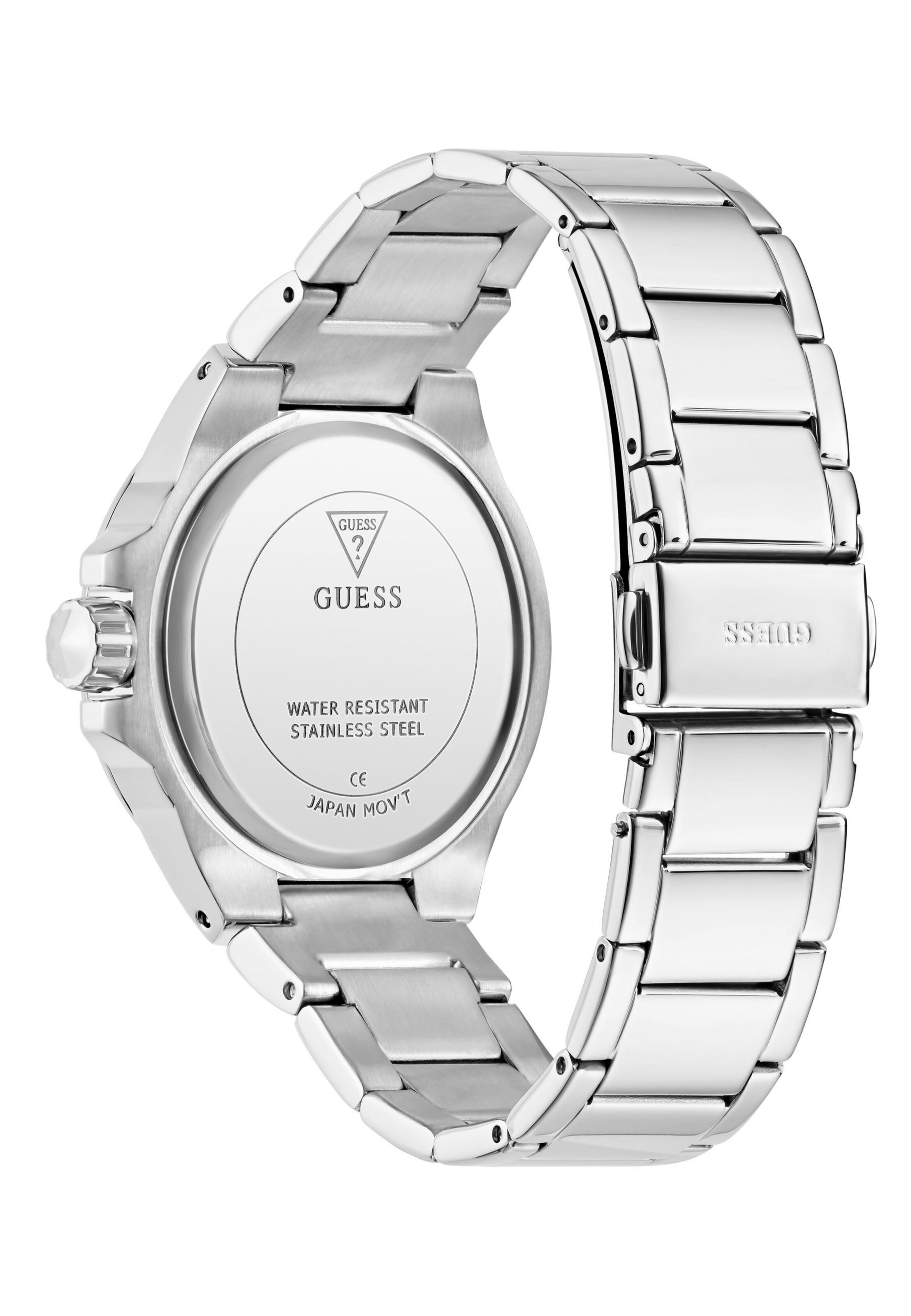 GUESS Uhr 'ENVY' in Silber