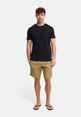 INDICODE JEANS Regular Chino trousers 'Corry' in Brown