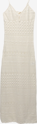 Pull&BearPletena haljina 'VESTIDO' - bež boja: prednji dio