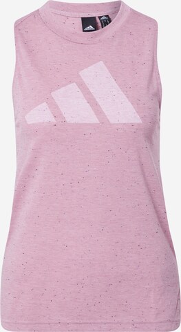 ADIDAS SPORTSWEAR Top in Purple: front