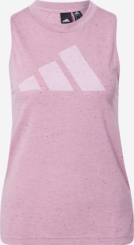 ADIDAS PERFORMANCE Sports Top in Purple: front
