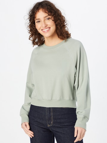 ABOUT YOU Sweatshirt 'Marin' in Green: front
