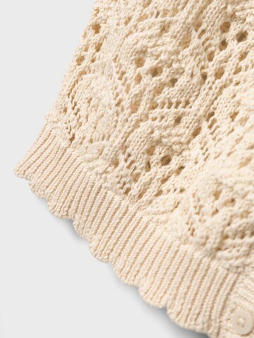 NAME IT Knit Cardigan in Beige