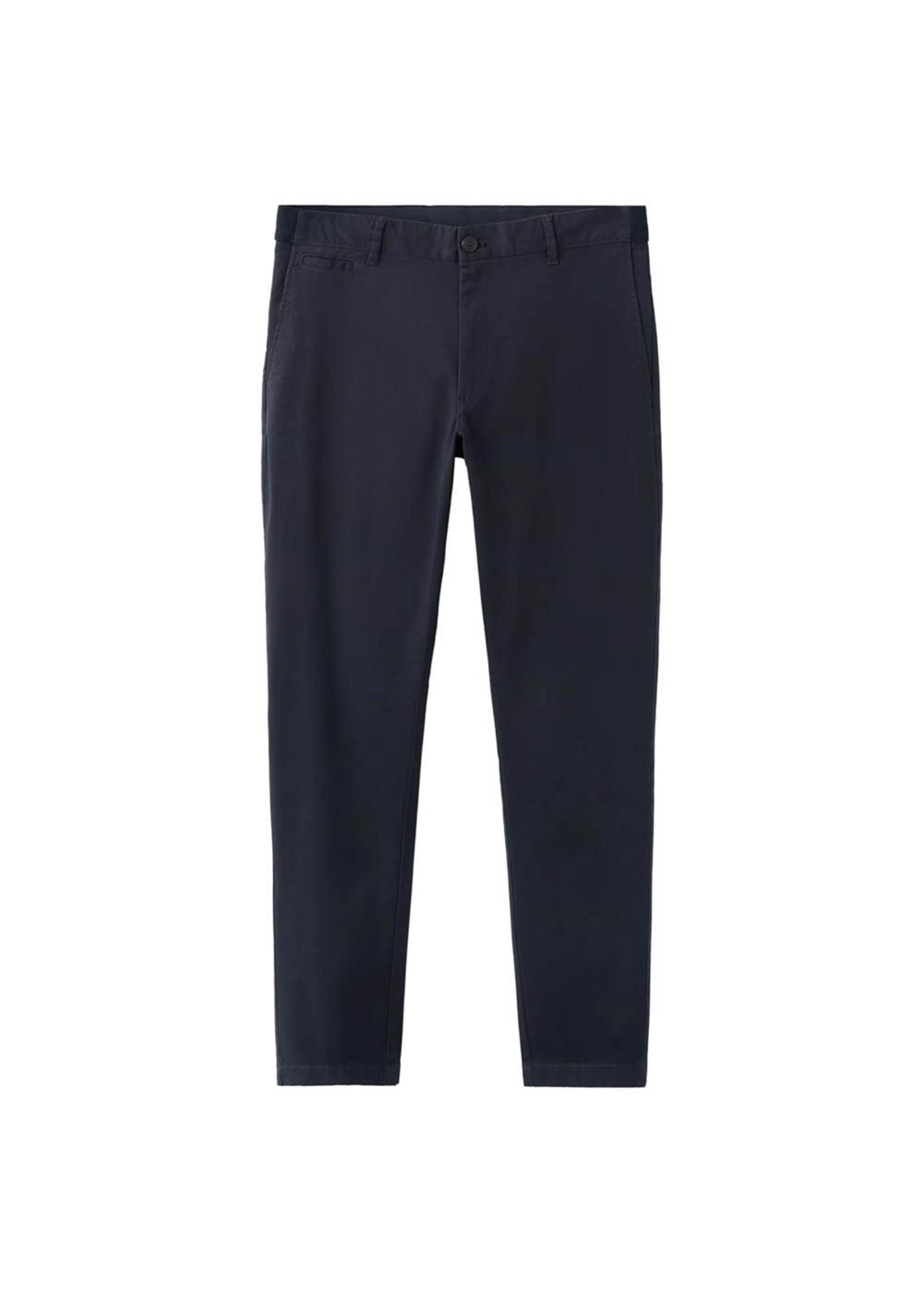 MANGO MAN Chino Pants 'Prato' in Blue: front