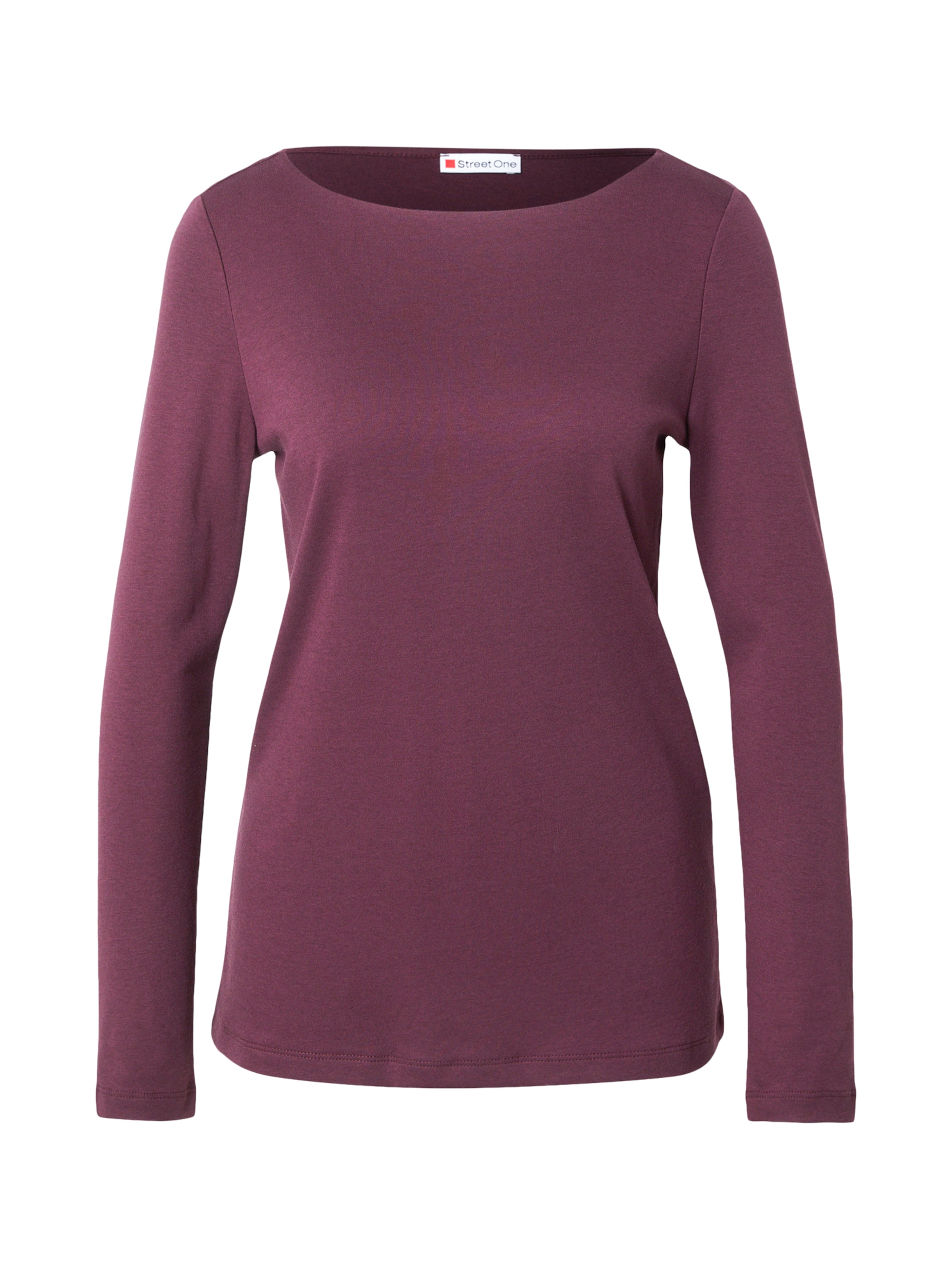 STREET ONE Футболка 'New Lanea' в Лиловый: спереди