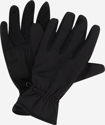 ZIENER Athletic Gloves 'Import' in Black: front