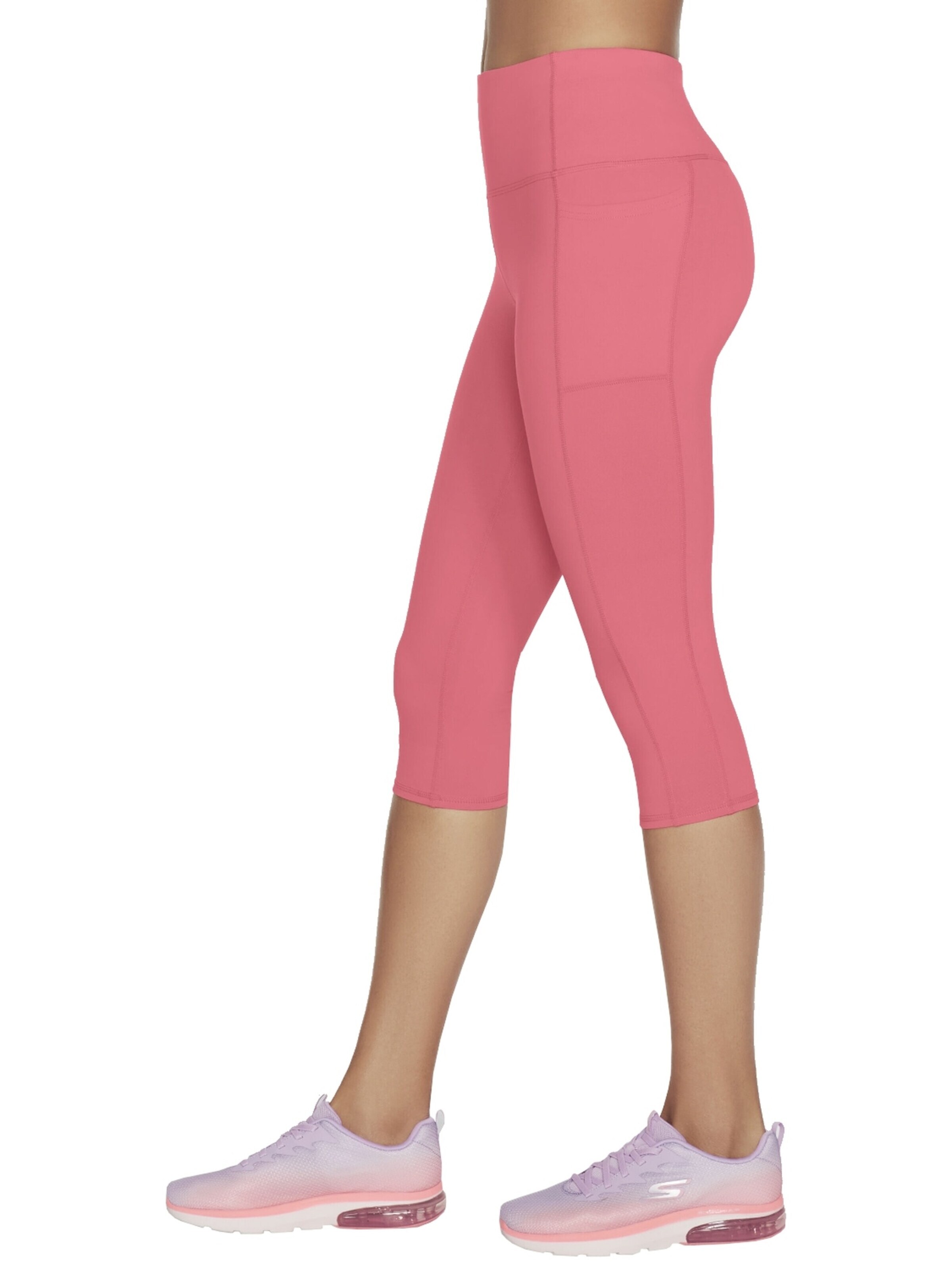SKECHERS Skinny Sportbroek in Roze