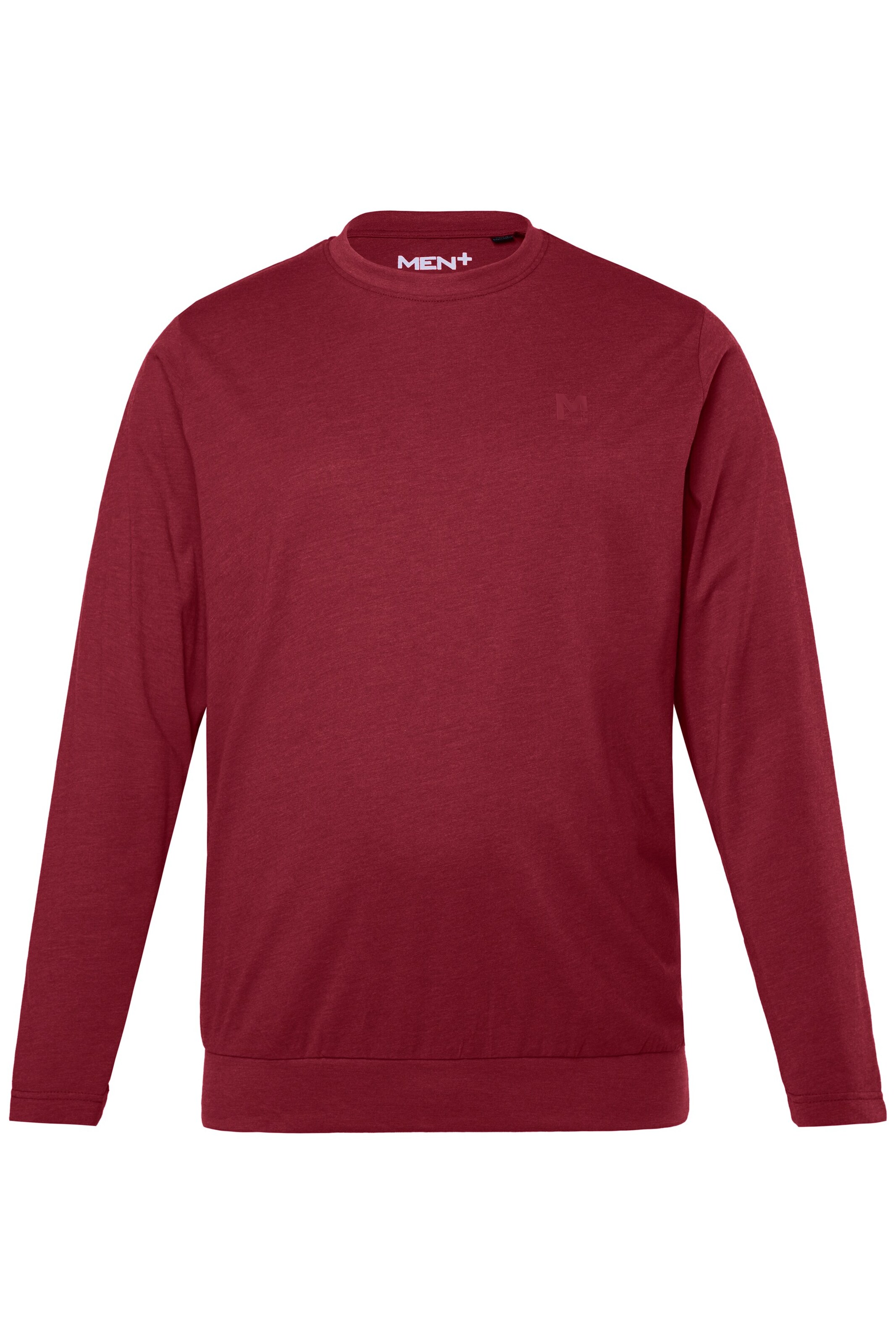 Men Plus Shirt in Bruin: voorkant