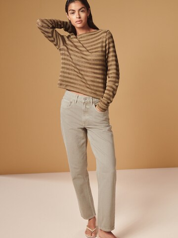 Next Tapered Farkut värissä beige: etupuoli