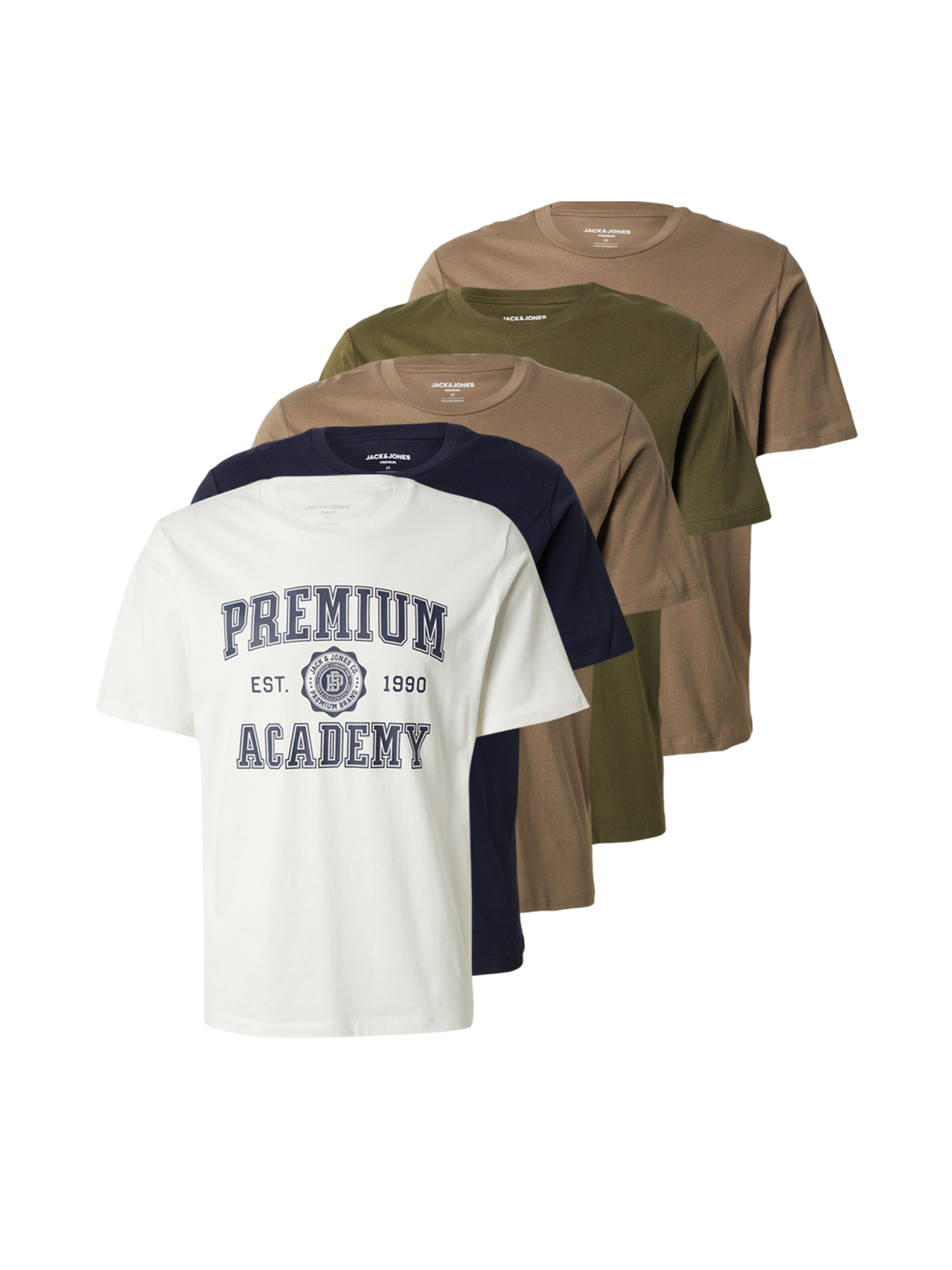 Jack & Jones Premium - Camisa 'JPRBLUJADON' em bege: frente