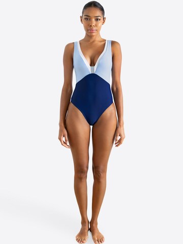 Horizon Athletic Push-up Sports swimsuit 'Tasman One Piece Luna' in Blue