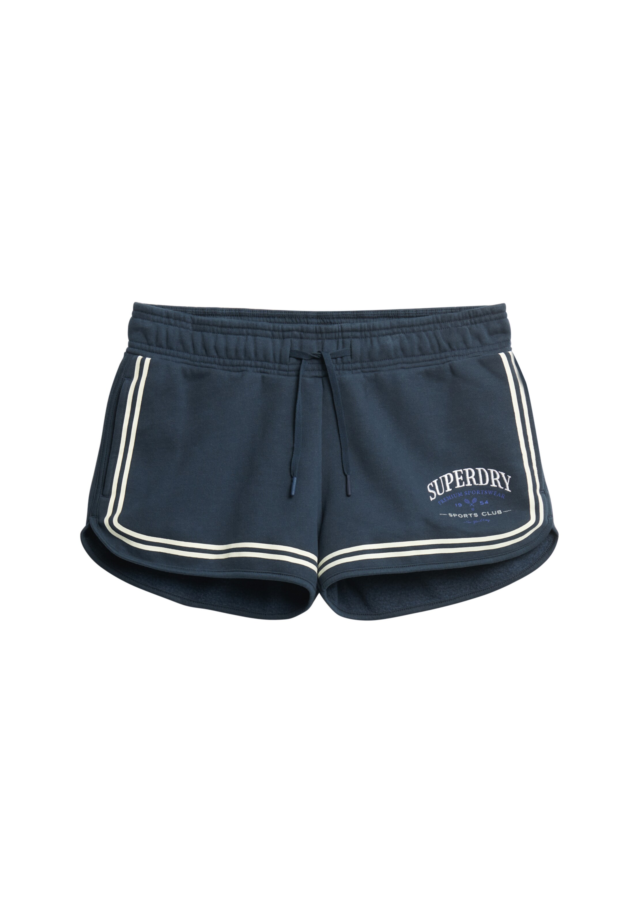 Superdry Regular Broek in Blauw: voorkant