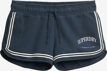 Regular Pantalon Superdry en bleu : devant