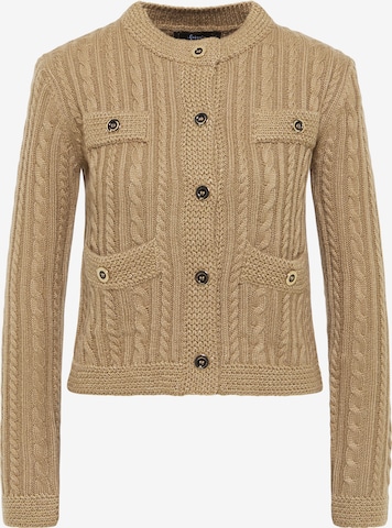 Cardigan faina en beige : devant