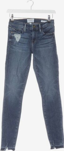 FRAME Jeans in 24 in Blue: front