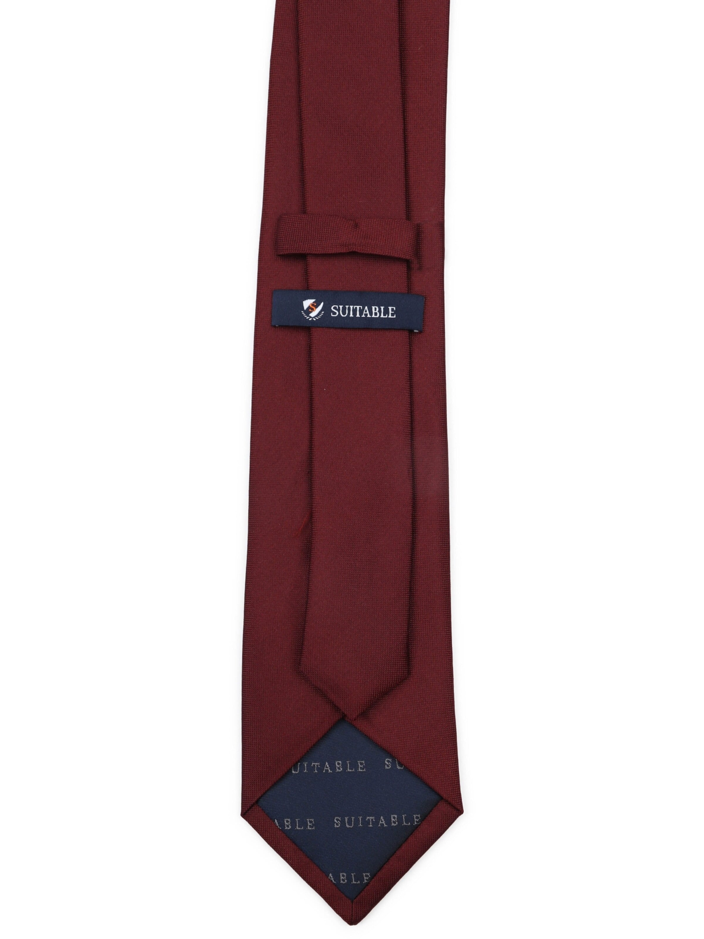 Suitable Tie in Red