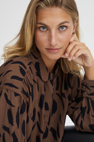 Camicia da donna 'Geto' di Fransa in marrone