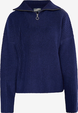 DreiMaster Vintage Pullover 'Incus' in Blau: predná strana