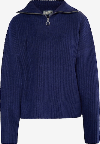 Pullover 'Incus' di DreiMaster Vintage in blu: frontale