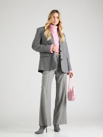 Rich & Royal Wide leg Trousers in Grey