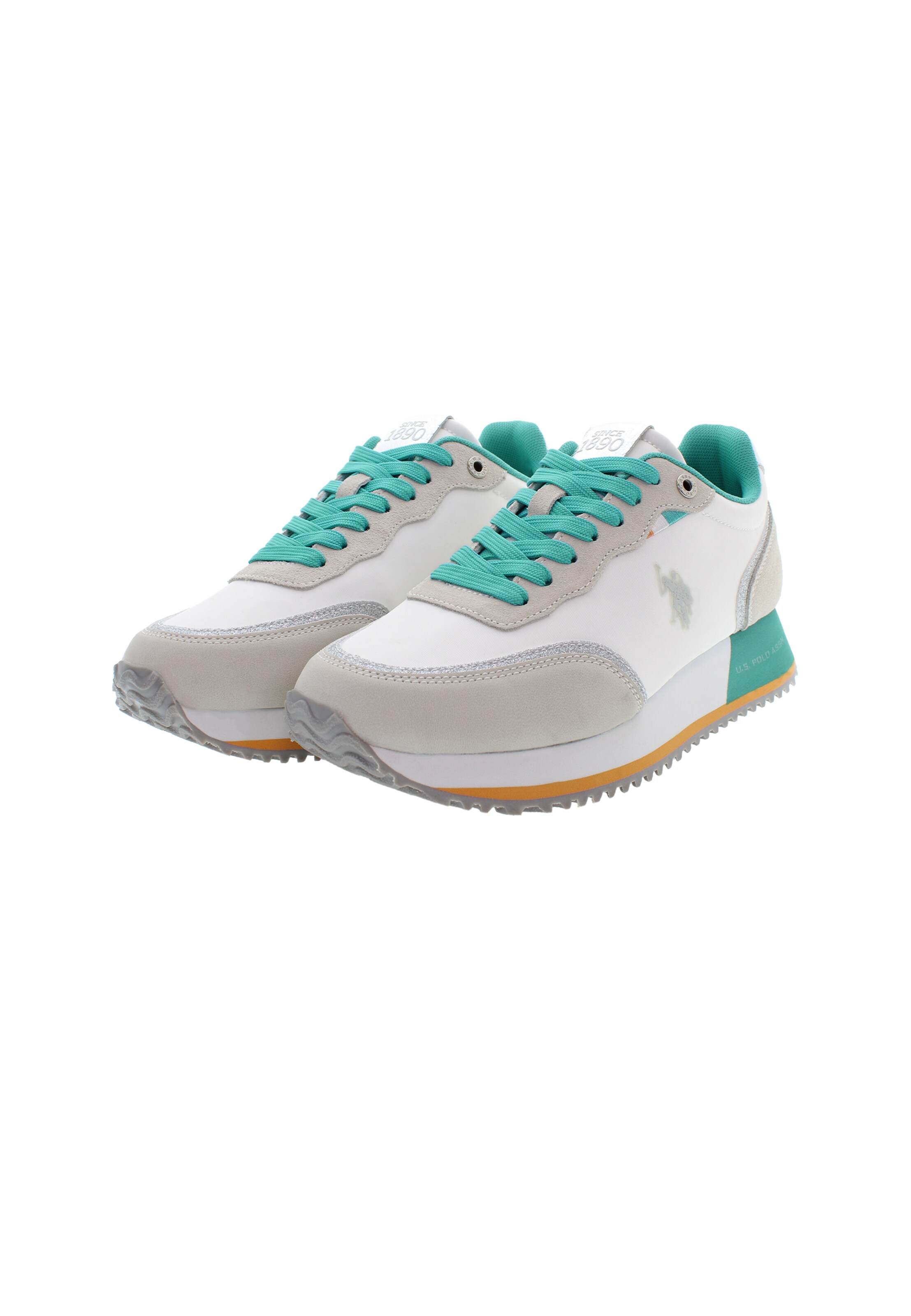 U.S. POLO ASSN. Sneakers laag in Wit