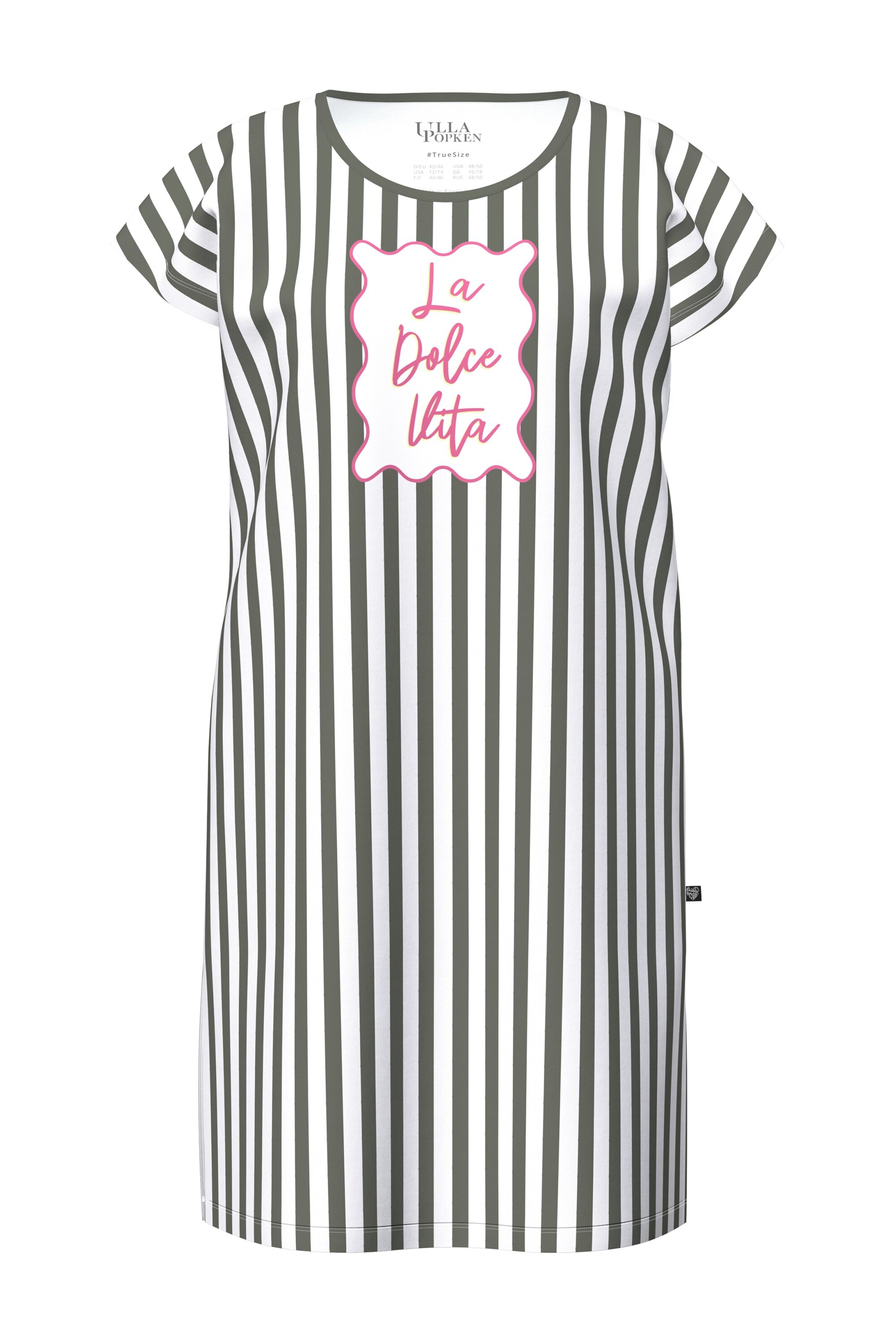 Ulla Popken Nightgown in Green: front