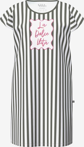 Ulla Popken Nightgown in Green: front