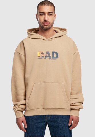 Sweat-shirt 'For The Best Dad' Merchcode en rose : devant