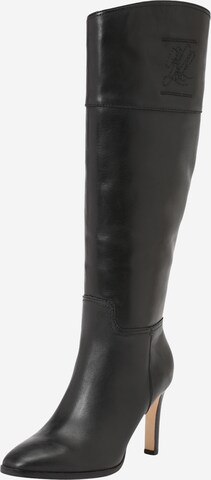 Bottes Lauren Ralph Lauren en noir : devant