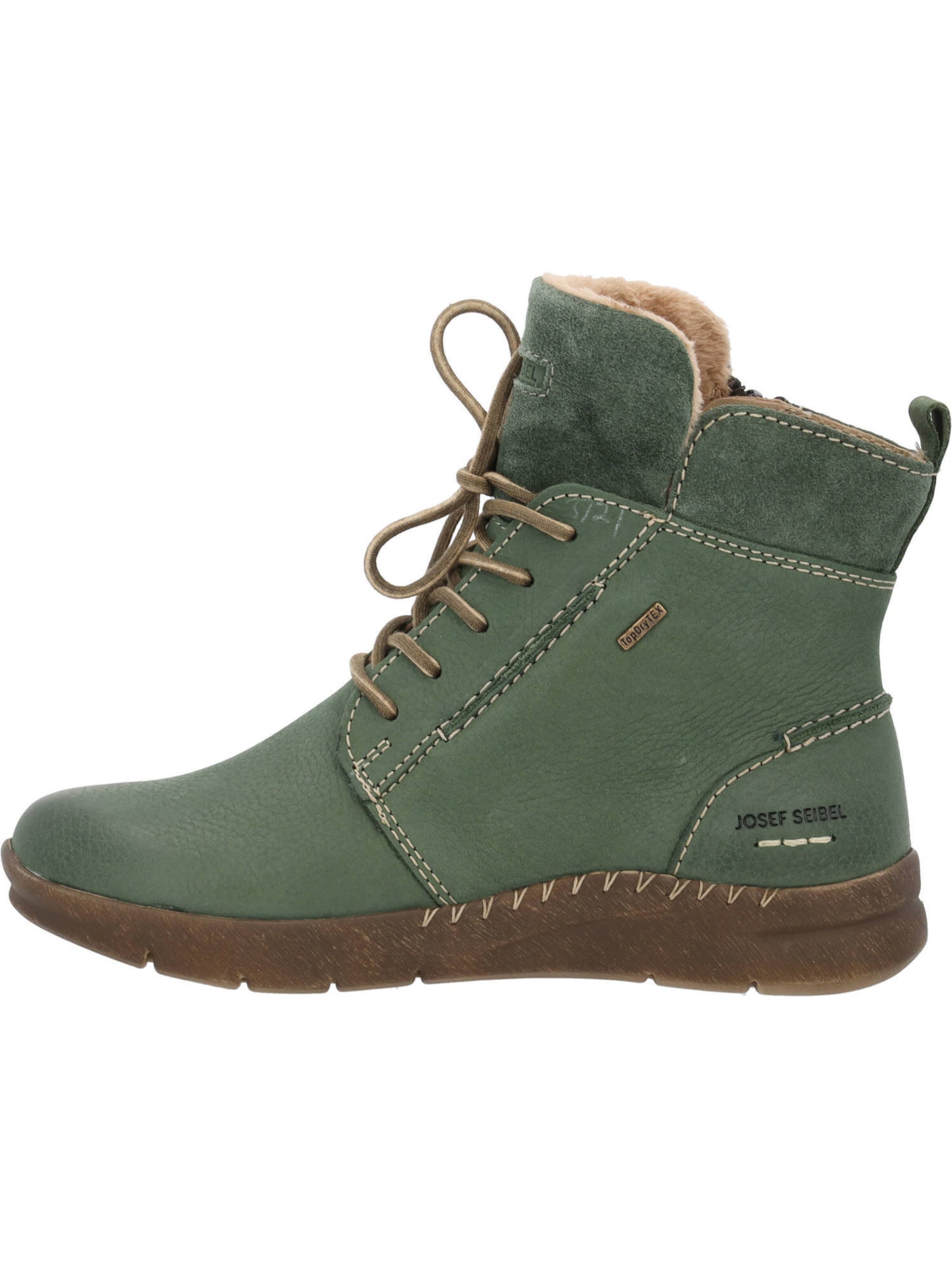 JOSEF SEIBEL Lace-up bootie 'Conny 53' in Green