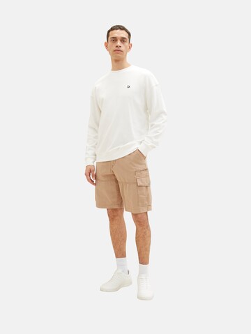 TOM TAILOR Regular Shorts in Braun