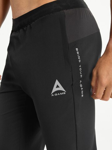 Regular Pantaloni sport de la A-Game pe negru