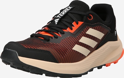 ADIDAS TERREX Lage schoen 'Trailrider' in de kleur Lichtbeige / Oranje / Zwart / Wit, Productweergave