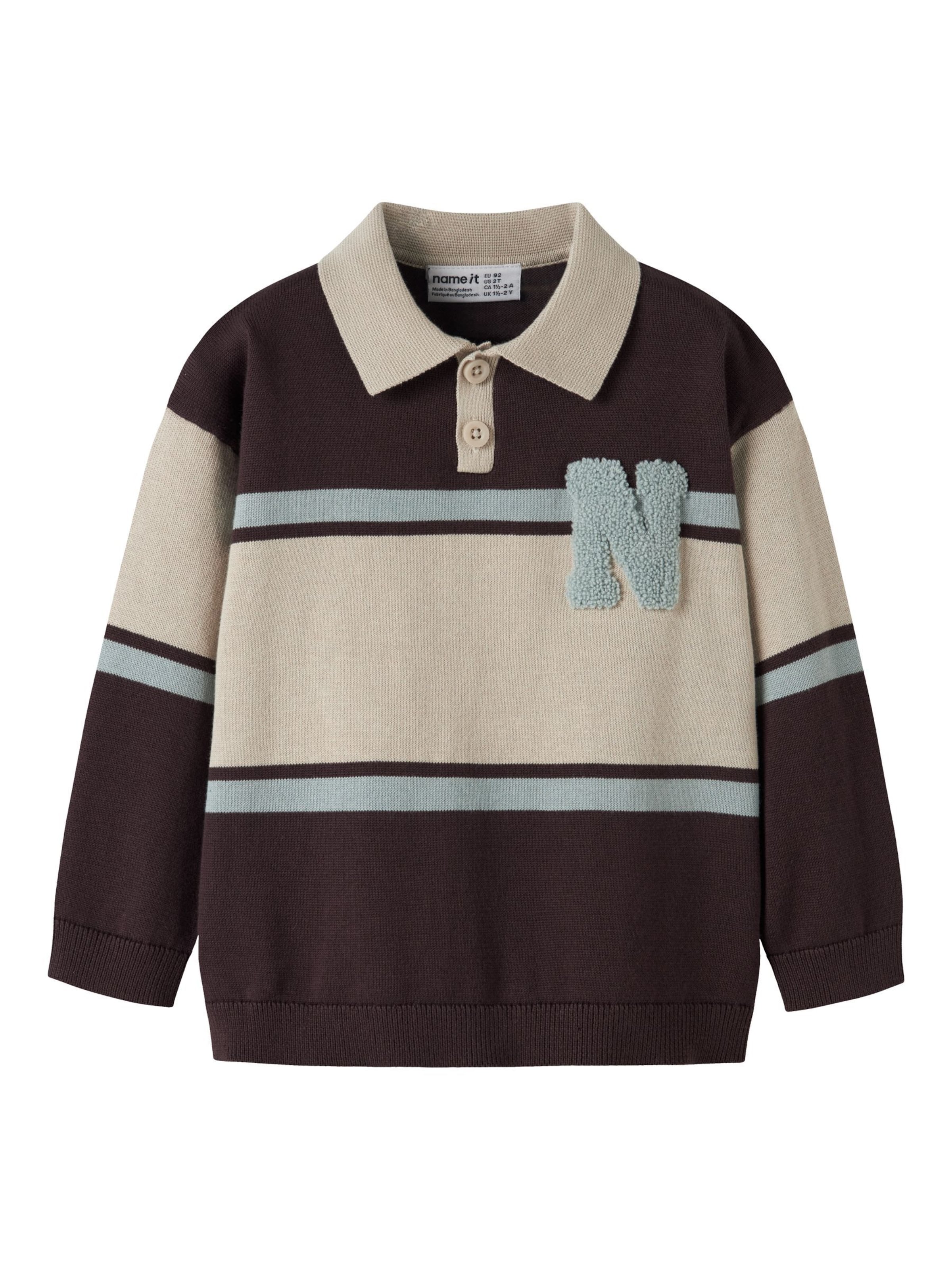 NAME IT - Jersey en marrón: frente