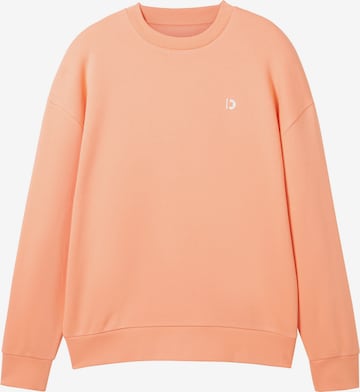 TOM TAILOR DENIM Sweatshirt in Orange: predná strana