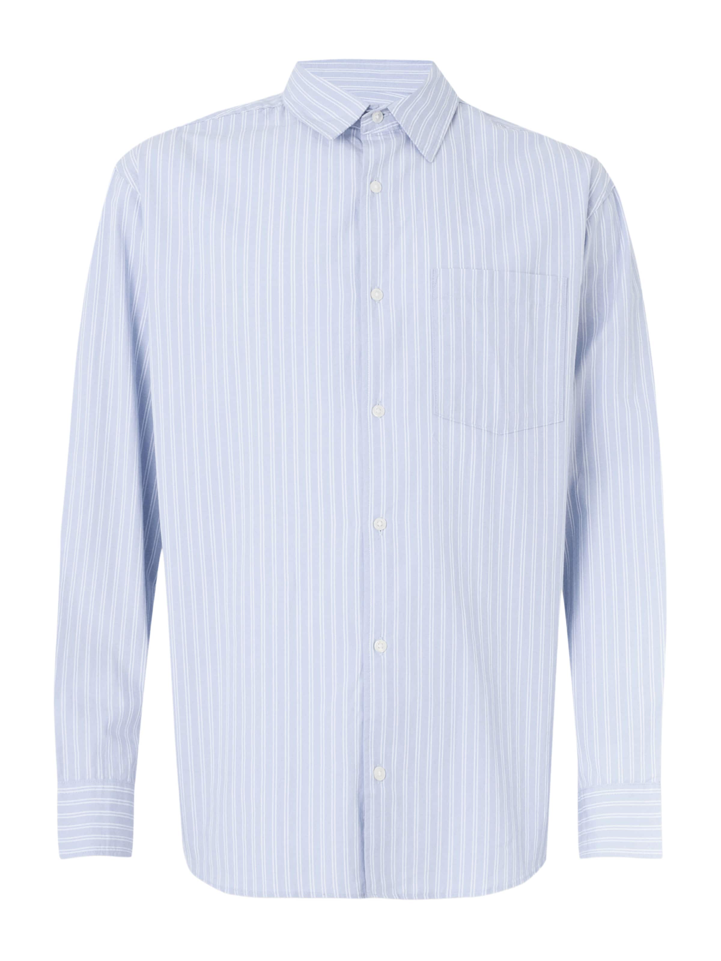 JACK & JONES Businesspaita 'JJCOLE' värissä vaaleansininen / valkoinen, Tuotenäkymä