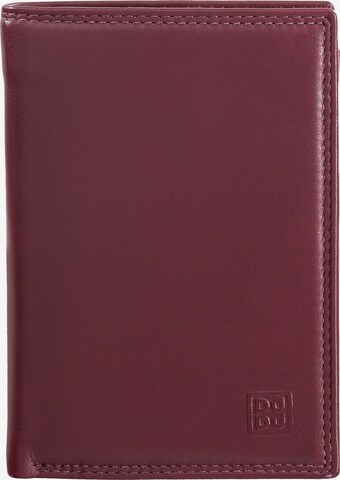 DuDu Wallet 'Tiberio' in Red: front