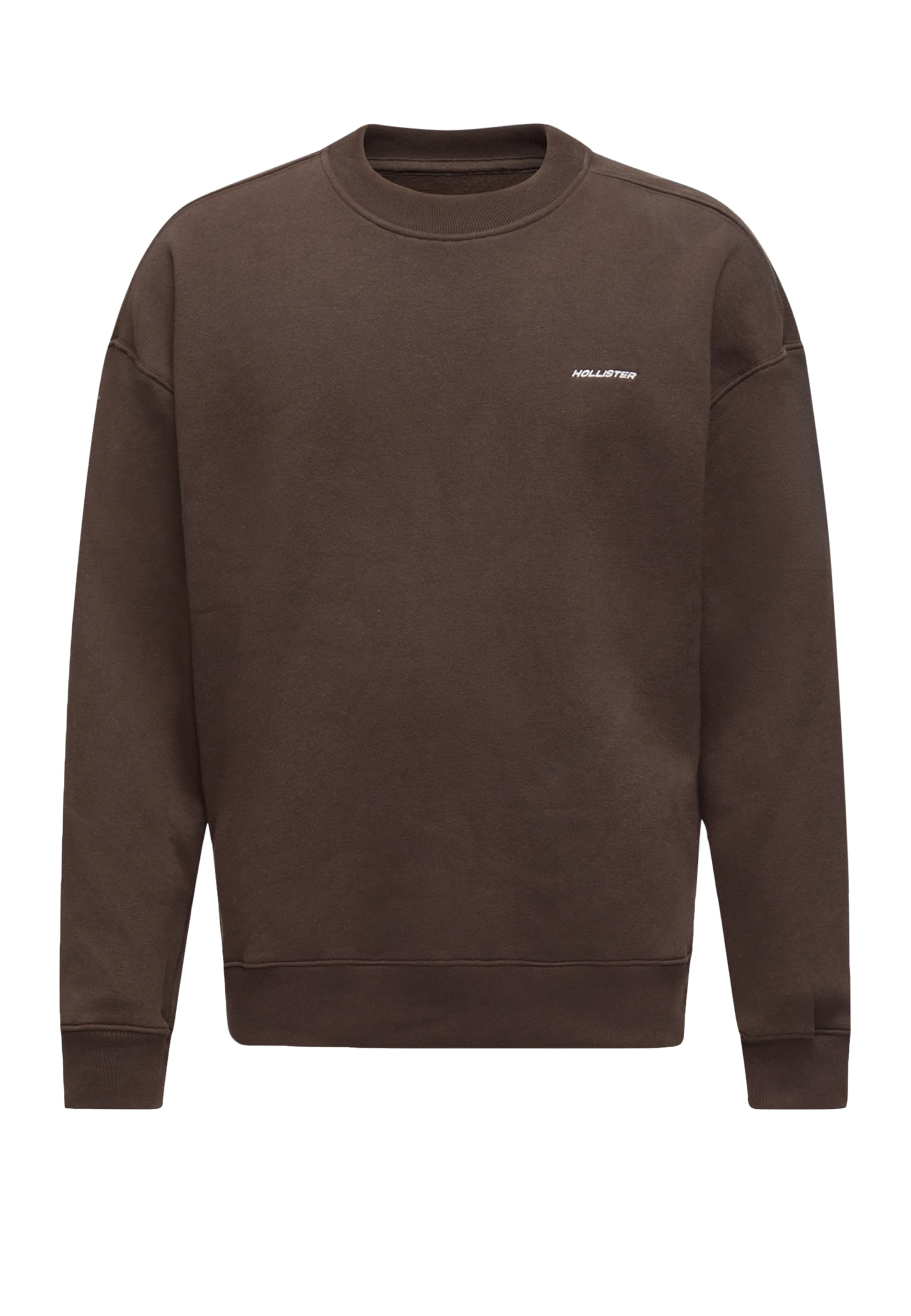 HOLLISTER Sweatshirt in Braun: Vorderseite