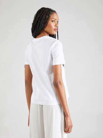 T-shirt 'OBLIQUA' Max Mara Leisure en blanc