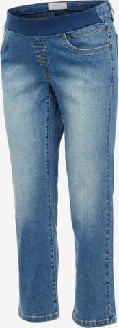 MAMALICIOUS Regular Jeans 'Marbella' in Blauw: voorkant