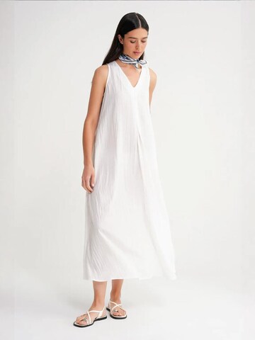 MixRay Dress in White