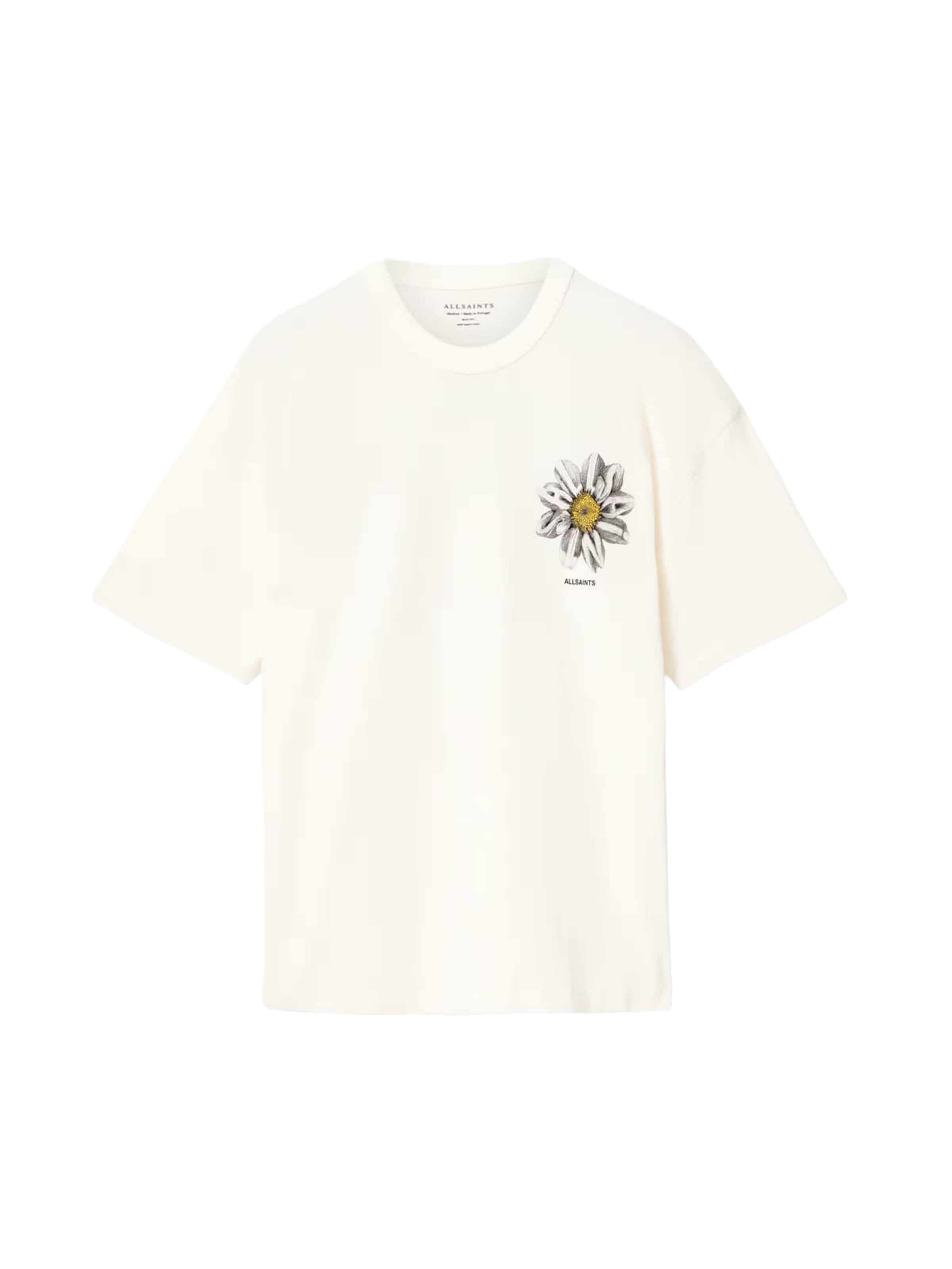 AllSaints T-shirt 'PETALS' i vit: framsida