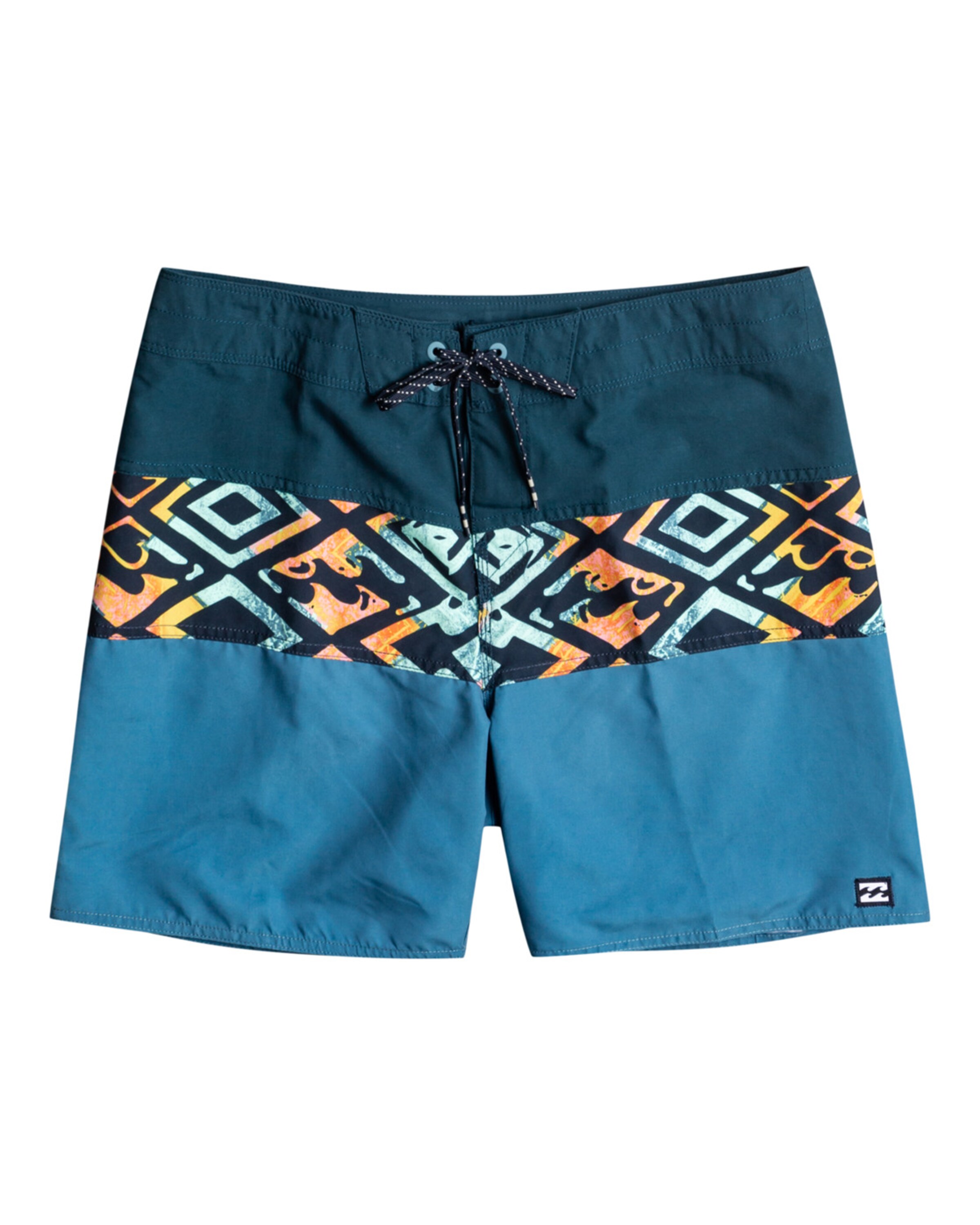 BILLABONG Swimming Trunks 'Tribong' in XXL in Azure / Petrol / Orange / Pink, Item view