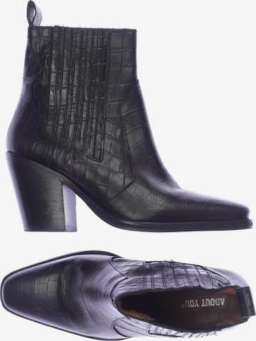 ABOUT YOU Dress Boots in 38 in Black: front